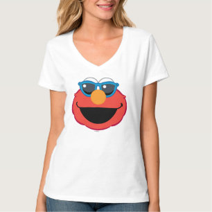 Elmo Smiling Face met zonnebrillen T-shirt