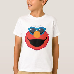 Elmo Smiling Face met zonnebrillen T-shirt