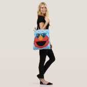 Elmo Smiling Face met zonnebrillen Tote Bag (Op model)