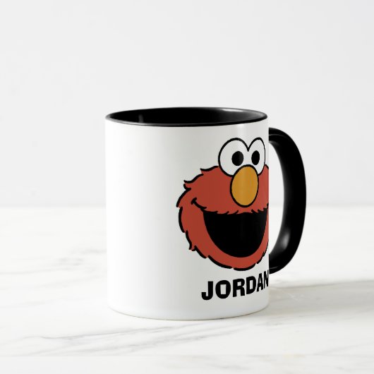 Elmo Smiling Face Mok (Voorkant rechts)