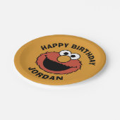 Elmo Smiling Face Papieren Bordje (Gekanteld)