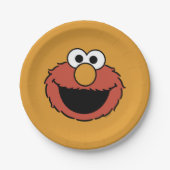 Elmo Smiling Face Papieren Bordje (Voorkant)