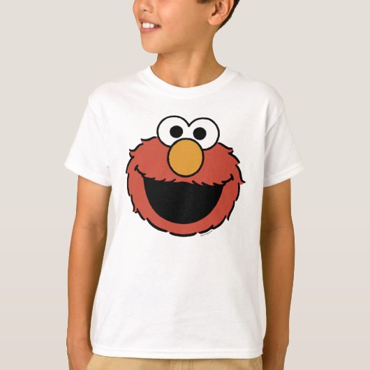 Elmo Smiling Face T-shirt (Voorkant)
