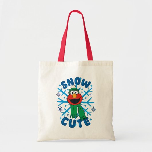 Elmo Sneeuw Schattig Tote Bag (Voorkant)