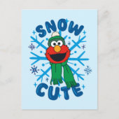 Elmo Snow Schattige Briefkaart (Voorkant)