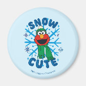Elmo Snow Schattige Magneet (Voorkant)