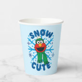Elmo Snow Schattige Papieren Bekers (Links)