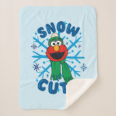 Elmo Snow Schattige Sherpa Deken (Voorkant)