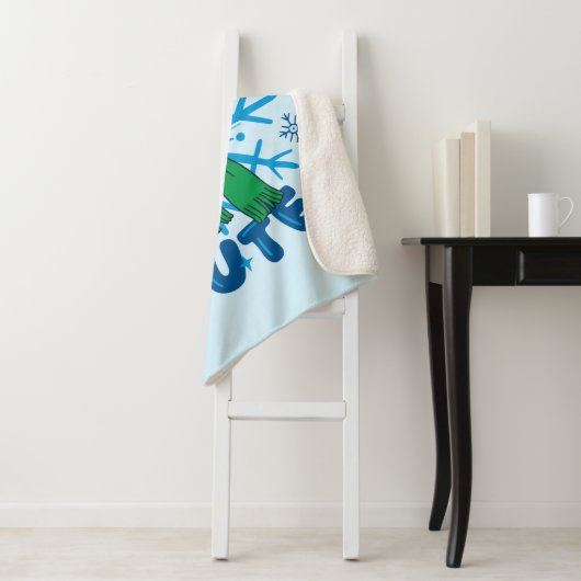 Elmo Snow Schattige Sherpa Deken (In situ)