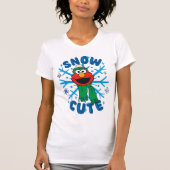 Elmo Snow Schattige T-shirt (Voorkant)