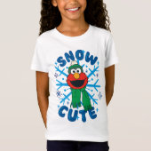Elmo Snow Schattige T-shirt (Voorkant)