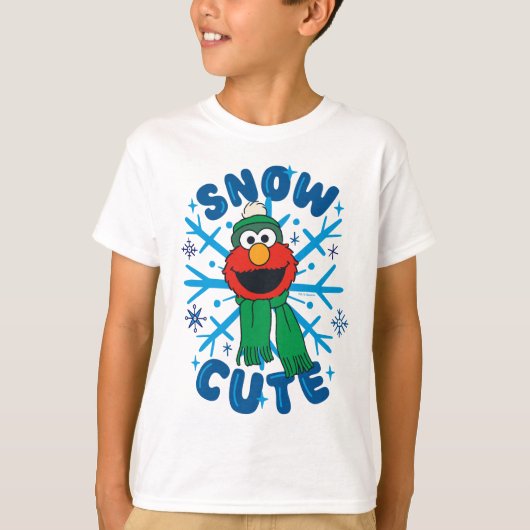 Elmo Snow Schattige T-shirt (Voorkant)