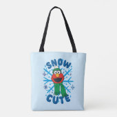 Elmo Snow Schattige Tote Bag (Achterkant)