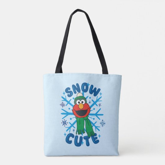 Elmo Snow Schattige Tote Bag (Achterkant)
