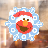 Elmo Snowflake Raamsticker (Vel 2)