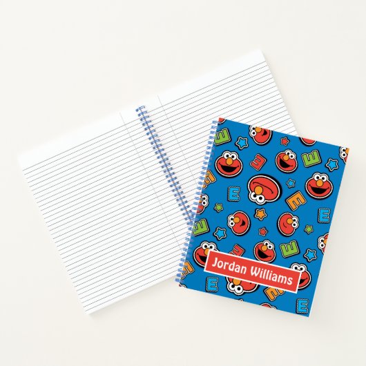 Elmo Sticker Pattern Notitieboek (Binnen)