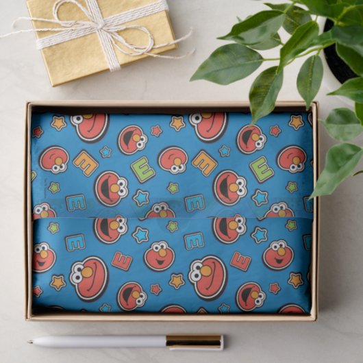 Elmo Sticker Pattern Tissuepapier (Geschenk)