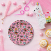 Elmo Sweet Treat Sticker Pattern Papieren Bordje (Feest)
