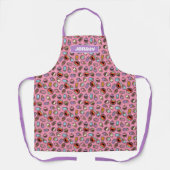 Elmo Sweet Treat Sticker Pattern Schort (Voorkant)