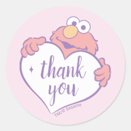 Elmo Sweetheart Birthday Ronde Sticker