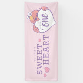 Elmo Sweetheart Birthday Spandoek (Verticaal)