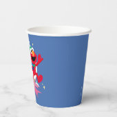 Elmo, Tango & Cookie Monster | Beste kerstmis Papieren Bekers (Achterkant)