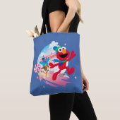 Elmo, Tango & Cookie Monster | Beste kerstmis Tote Bag (Dichtbij)