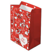 Elmo Valentijnse garantiecupid Medium Cadeauzakje (Achterkant Gekanteld)