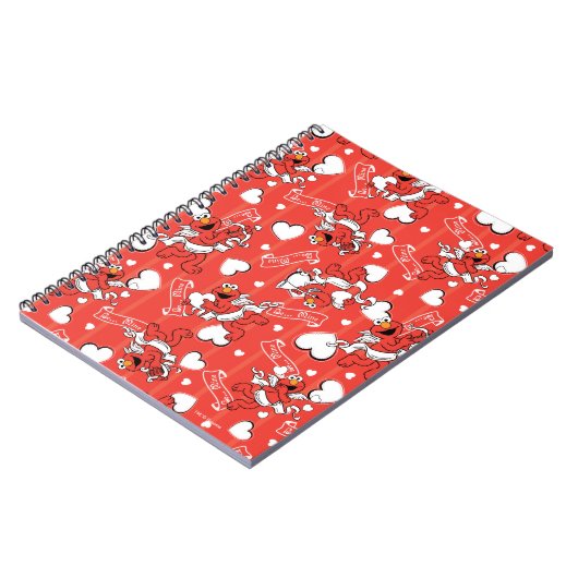 Elmo Valentijnse garantiecupid Notitieboek (Linkerzijde)