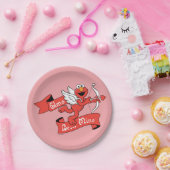 Elmo Valentijnse garantiecupid Papieren Bordje (Feest)