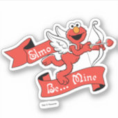 Elmo Valentijnse garantiecupid Sticker (Voorkant)