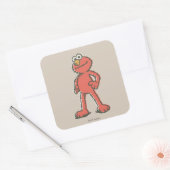 Elmo  vierkante sticker (Envelop)