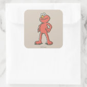 Elmo  vierkante sticker (Tas)