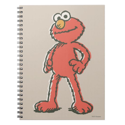 Elmo Vintage Notitieboek (Voorkant)