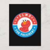 Elmo voor President Badge Briefkaart (Voorkant)
