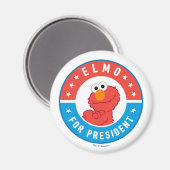 Elmo voor President Badge Magneet (Voorkant / Achterkant)