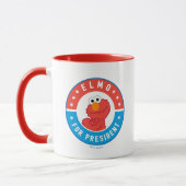 Elmo voor President Badge Mok (Links)