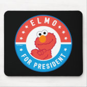 Elmo voor President Badge Muismat (Voorkant)