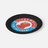 Elmo voor President Badge Papieren Bordje (Gekanteld)
