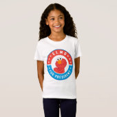 Elmo voor President Badge T-shirt (Voorkant volledig)