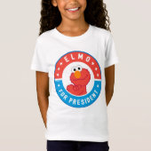 Elmo voor President Badge T-shirt (Voorkant)