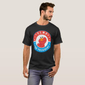 Elmo voor President Badge T-shirt (Voorkant volledig)