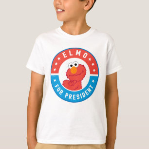 Elmo voor President Badge T-shirt