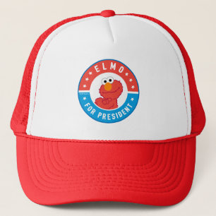 Elmo voor President Badge Trucker Pet