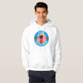 Elmo voor President - vlag Hoodie (Voorkant volledig)
