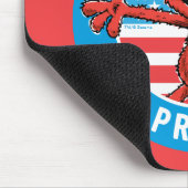 Elmo voor President - vlag Muismat (Hoek)