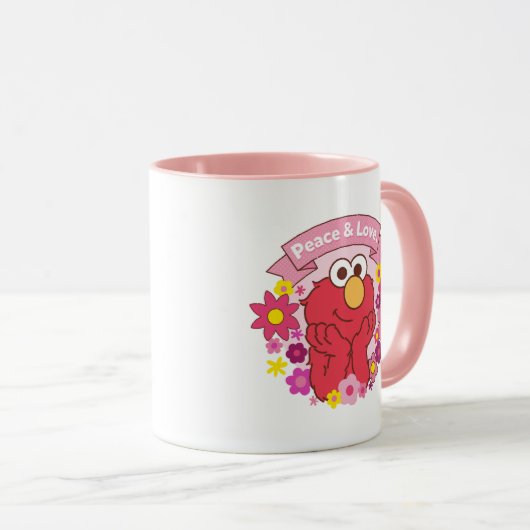 Elmo | Vrede en liefde Mok (Voorkant rechts)