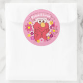 Elmo | Vrede en liefde Ronde Sticker (Tas)