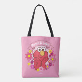 Elmo | Vrede en liefde Tote Bag (Achterkant)