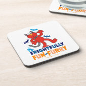 Elmo | Vreselijk leuk & Furry Bier Onderzetter (Linkerzijde)